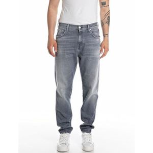 Replay Sandot Original Collection Relaxed Tapered Fit Jeans voor heren, 096, medium grijs, 32W x 32L