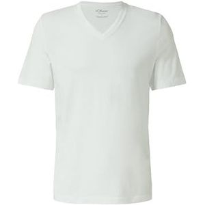 T-shirt met V-hals, 0100, S