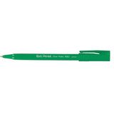Pentel R50 Rollerball Pen Groen Vat Op waterbasis 0.8mm Tip 0.4mm Line Green Ref R50-D [Pack van 12]
