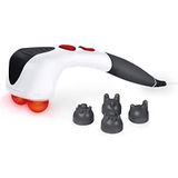 Promed ITM Pro Handmassageapparaat, elektrisch klopmassageapparaat, inschakelbare warmte en rood licht, massagekoppen voor acupressuur- en puntmassage, traploze regeling van de intensiteit