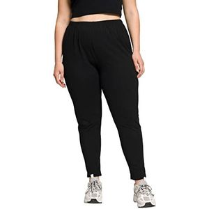 Ulla Popken Dameslegging, zwart, 45W x 32L