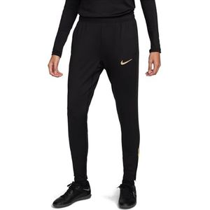 Nike Damesbroek W Nk Df Strike Pant Kpz, zwart/jersey goud/metallic goud, FN5020-011, M