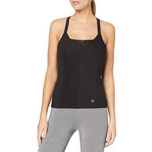 Shambhala Barcelona Tank/tanktop zonder mouwen, van gerecycled polyester, dames, zwart, small