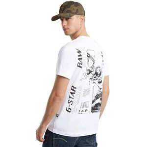 G-Star RAW poster back gr, wit (White D25088-336-110), XS