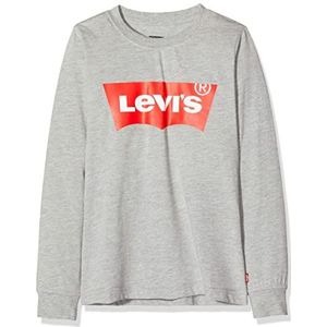 Levi's Kids Jongens Lvb-l/S Batwing Tee T-shirt, grey heather, 24 Maaden