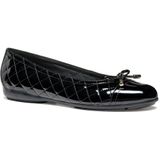 GEOX - Annytah - Ballerina's - Zwart - Polyurethaan