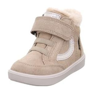 Superfit Baby Mädchen SUPIES leicht gefütterte Gore-Tex Sneaker, BEIGE/SILBER 4000