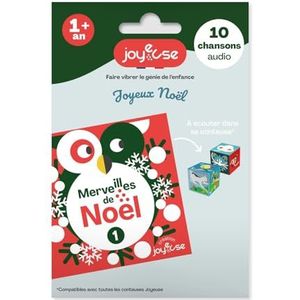 JOYEUSE Kerstkaart – inhoud om toe te voegen aan je verhalenverteller, educatief speelgoed, interactie, 10 audioliedjes, voor kinderen vanaf 1 jaar, kersttas, willekeurig