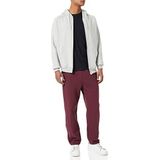 Urban Classics Blank joggingpak voor heren, lightasphalt+cherry, M