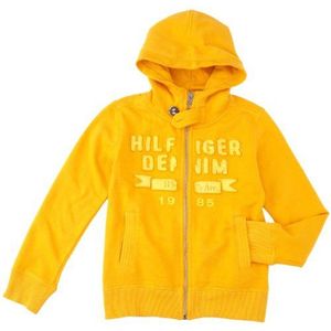 Tommy hilfiger - Avenue HD - sweatshirt met capuchon - jongens, Geel - geel (748 Sunflower-pt), 110 cm