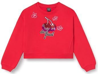 Desigual - Sweatshirt - Kersen en Pailletten - Langarm