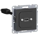 LEGRAND - Seano 765487 - USB 3.0 Datacontactdoos - Antraciet - Met Kabel 15 cm