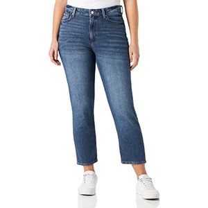 Q/S by s.Oliver Dames Jeans-slang 7/8, blauw, 42, Blauw, 68