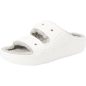 Crocs Uniseks Baya Cozzzy Sandaal, Wit, 43/44 EU