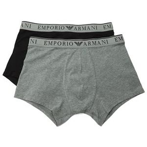 EMPORIO ARMANI Heren Endurance 2-Pack Trunk, Zwart, M, Zwart, M