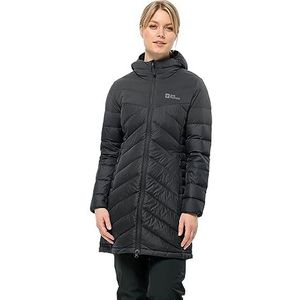 Jack Wolfskin Tundra Down Coat W donsjas, zwart, L dames, Zwart, L