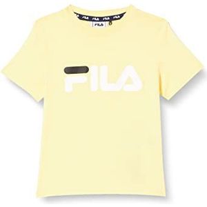 FILA Unisex Baia Mare Classic Logo T-Shirt, geel (pale banana), 98-104