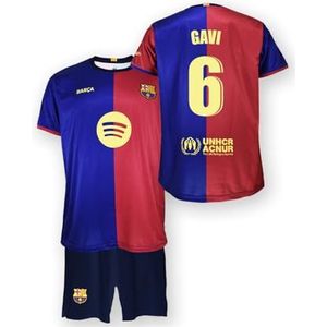 FC Barcelona Gavi eerste uitrusting voor kinderen, seizoen 24/25, T-shirt, uniseks, kinderen, Gavi