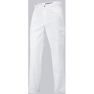 BP 1641-558 unisex jeans van duurzaam gemengd weefsel wit, maat Mn