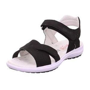 Superfit meisjes regenboog sandalen, zwart 0000, 32 EU