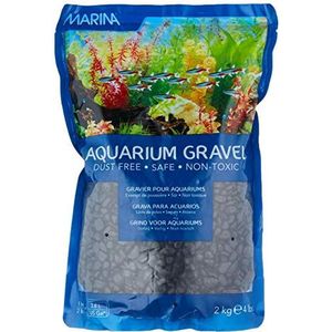 Kies voor aquaria van Marina., 2 kg, zwart