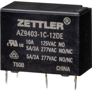 Zettler Electronics AZ9403-1C-12DE Powerrelais 12V/DC 5A