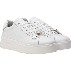 Replay Dames Univeristy W Charms Sneaker, 061 White, 39 EU, 061, wit, 39 EU