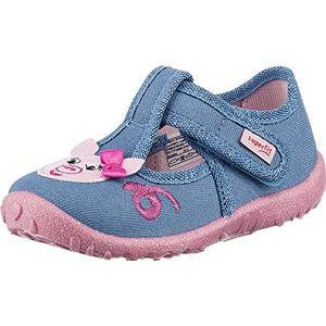 Superfit Spotty pantoffels voor meisjes, Blauw 8510, 24 EU