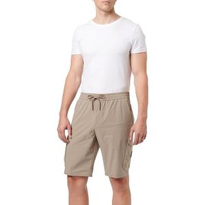 Tapered fit bermuda met cargozakken