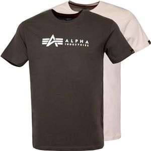 Alpha Industries Basic Klein Logo Sweatshirt voor heren Tangerine