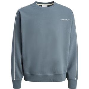 JACK & JONES Jjrikkie Piping Sweat Crew Neck, stormy weather, M