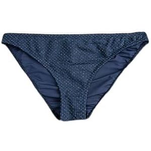 Koton Dames Glitter Medium Rise Bikini Bottom Swim Wear, marineblauw (730), 36