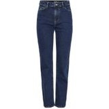 PIECES - Rechte Jeans - Donkerblauw - Dames