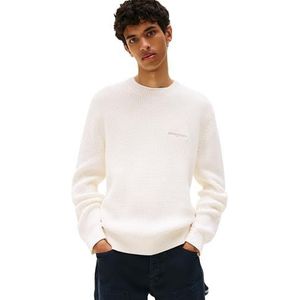 Tommy Jeans - Gebreide Pullover - Effen - Regular Fit - Zuiver Katoen