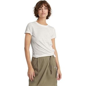 G-STAR RAW - Regular Knotted R T Wmn T-shirt - Grijs - Katoen