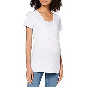 ESPRIT Maternity Nursing Ss T-shirt voor dames, wit (white 100), XL