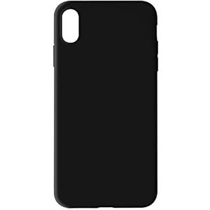 Hemjad iPhone XS hoesje, valbescherming, antislip, zacht mat TPU plastic, ultradun telefoonhoesje (grafiet zwart)