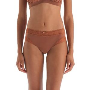 Dagi Damesslip met hoge taille, bruin, L, bruin, L