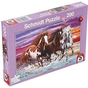 Schmidt Games 56356 Wildes paardentrio, kinderpuzzel, 200 delen, kleurrijk