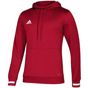 adidas Heren T19 Hoody M Sweatshirt, Power Red/White, S