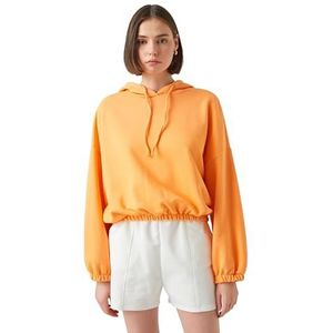 Koton Dames sweatshirt met lange mouwen, Salmon (992), XL