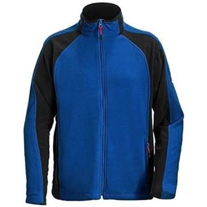 Microfleece jas dryplexx® micro Gr. M korenblauw/zwart