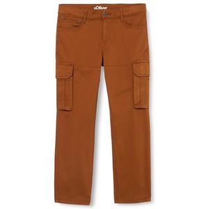 s.Oliver Junior Jongens Cargo Broek Pete, Straight Leg Brown 152, bruin, 152 cm