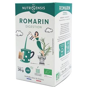 NUTRISENSIS - Biologische rozemarijninfusie - 6 dozen met elk 20 zakjes