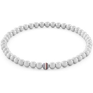 Tommy Hilfiger - Kralenarmband - Roestvrij Staal - Stijlvolle Metalen Kralen