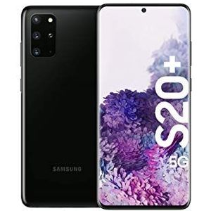 Samsung Galaxy S20+ Smartphone Bundle (16,95 cm), hybride simkaart, Android) incl. 36 maanden fabrieksgarantie [Exclusief bij] Duitse versie, 5 g., 12 GB und 128 GB, Cosmic Black
