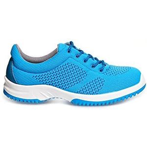 ABEBA Veterschoen 1773 Uni6, gebreid textiel blauw, gecertificeerde veiligheidsschoen, maat 47