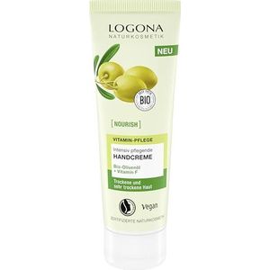 Logona - Nourish - Handcrème - Tube - 75 ml - Met Biologische Olijfolie en Vitamine F en E