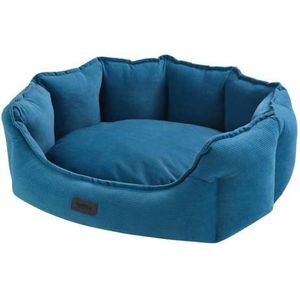 Nobby Comfort bed ovaal Cordo blauw 55 x 50 x 21 cm