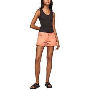 Pepe Jeans Siouxie Shorts voor dames, Oranje (Perzik), 34W